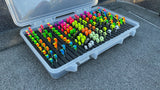 Angled view of FishMore T3 Pro Jig Box 3700 size