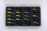 FishMore T3 Pro Tackle Box fitting Johnson Johnny Darter size 5 lures in Plano 3600 size