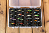 FishMore T3 Pro Tackle Box fitting Rapala Jigging Rap size 7/9 lures in Plano 3700 size