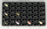 FishMore T3 Pro Tackle Box fitting Rapala Rippin' Rap size RPR04 lures in Plano 3700 size