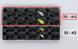 FishMore T3 Pro Tackle Box fitting Rapala Ultra Light Rippin' Rap size Combo 3/4 lures in Plano 3600 size