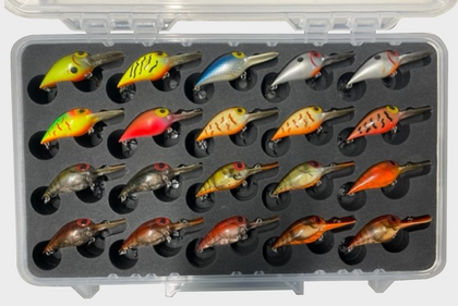 FishMore T3 Pro Tackle Box fitting Storm Wiggle Warts size WW05 lures in Plano 3700 size