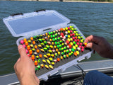 FishMore T3 Pro Tackle Box fitting jigs in Plano 3600 size